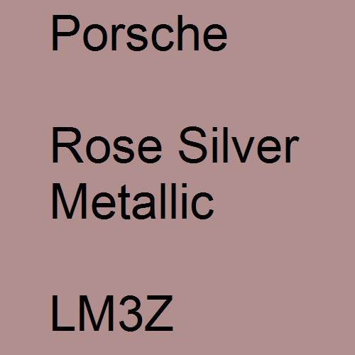 Porsche, Rose Silver Metallic, LM3Z.